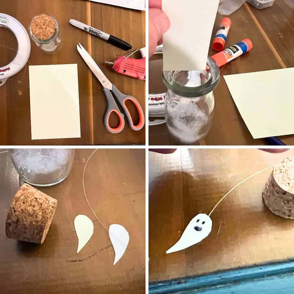 DIY Pet Jar Ghosts Step By Step 