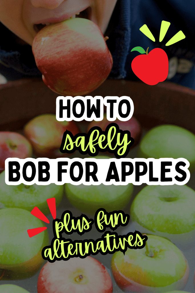 Safe Apple Bob Game For Halloween Parties and Fall Activities