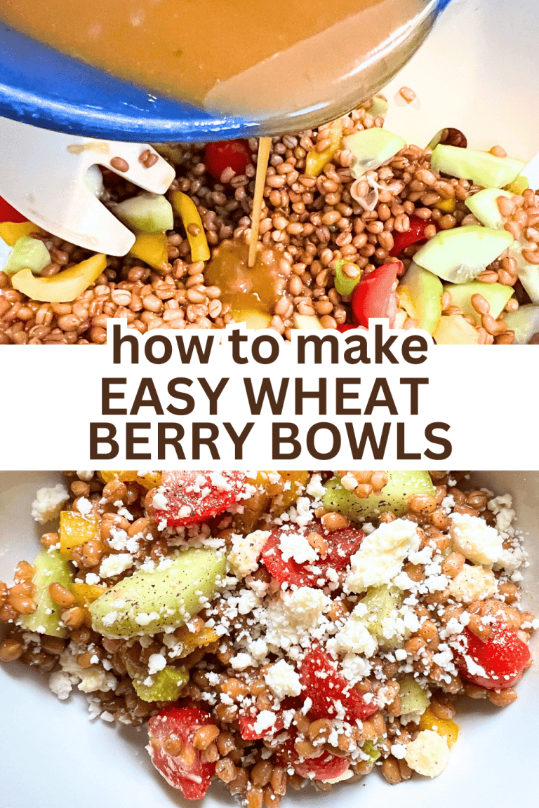 Healthy Wheat Berry Bowl Recipe My Family Loves!