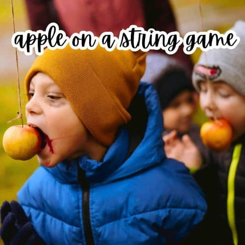 Apple On A String Game For Kids