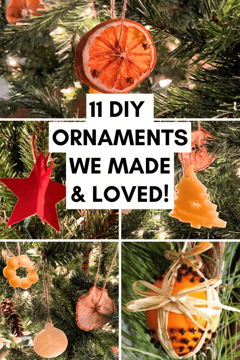 11 Easy DIY Christmas Ornaments Our Family Made And Loved!