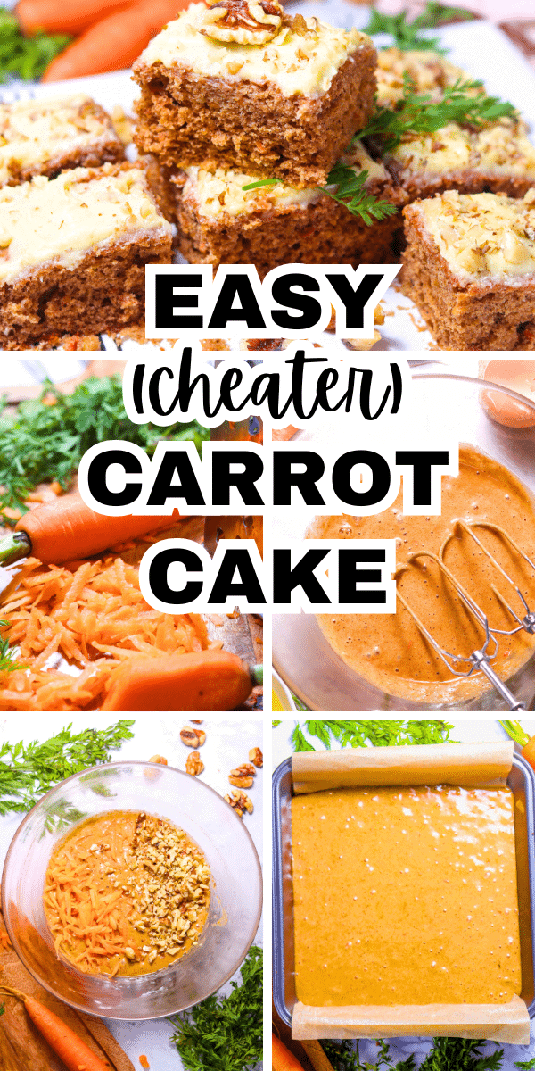 Easy Carrot Cake Recipe carrot cake photo step by step how to make a carrot cake using boxed cake mix and additional fresh ingredients
