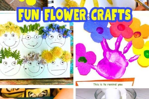 Top 10 Easy Flower Crafts For Kids Spring and Summer Activities