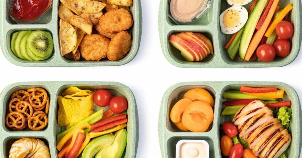 Bento Box Ideas for Kids - different snack boxes for kids