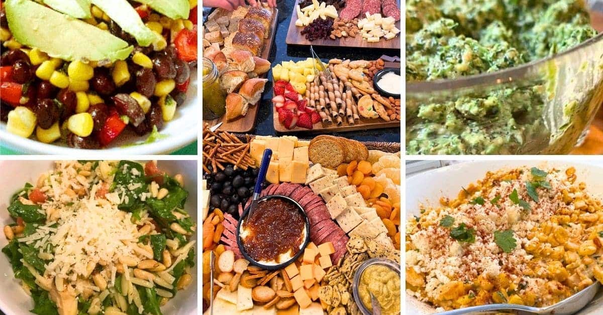 Easy Family Reunion Food Ideas - different pictures of picnic party foods and reunion party recipes