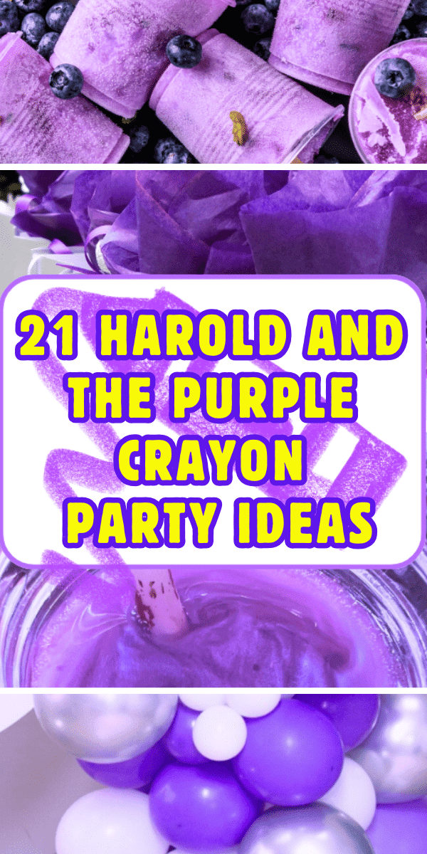 Harold And The Purple Crayon Party Ideas (PURPLE PARTIES)