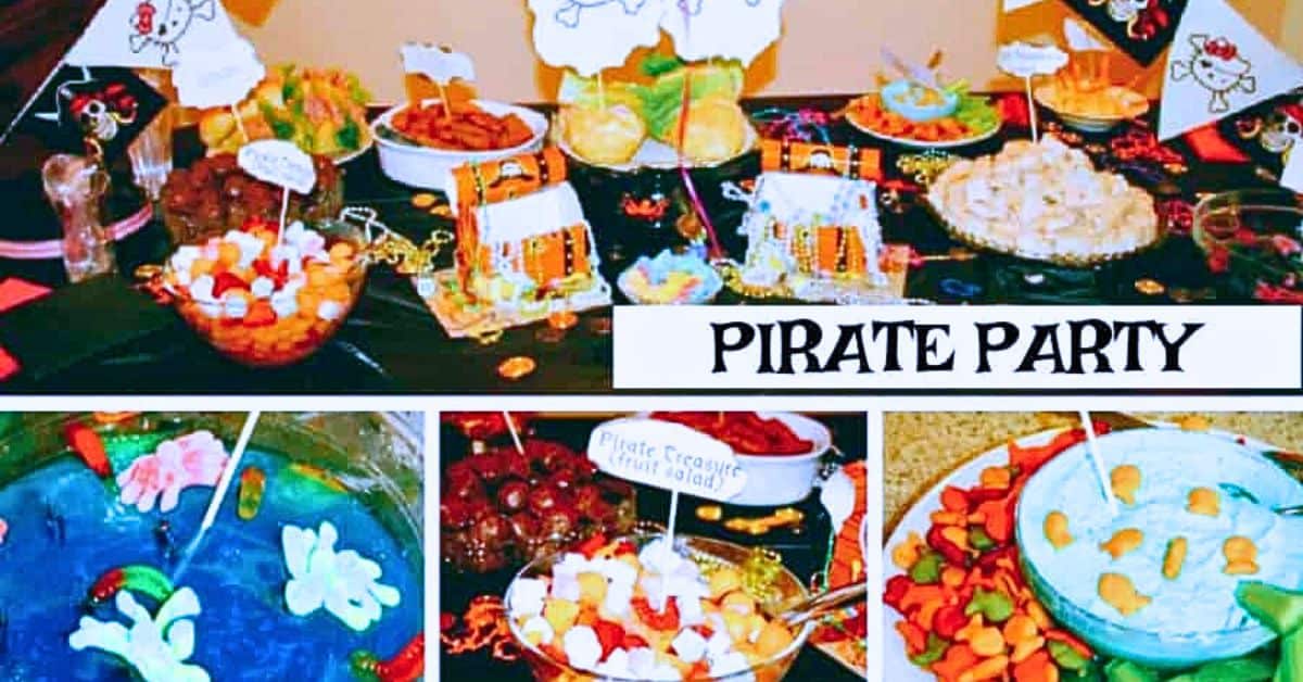 Pirate Party Food Ideas - fun pirate party snacks for kids