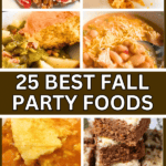 Best Fall Harvest Party Food Ideas And Autumn Recipes - DIFFERENT PICTURES OF FALL RECIPES WITH TEXT OVER THEM