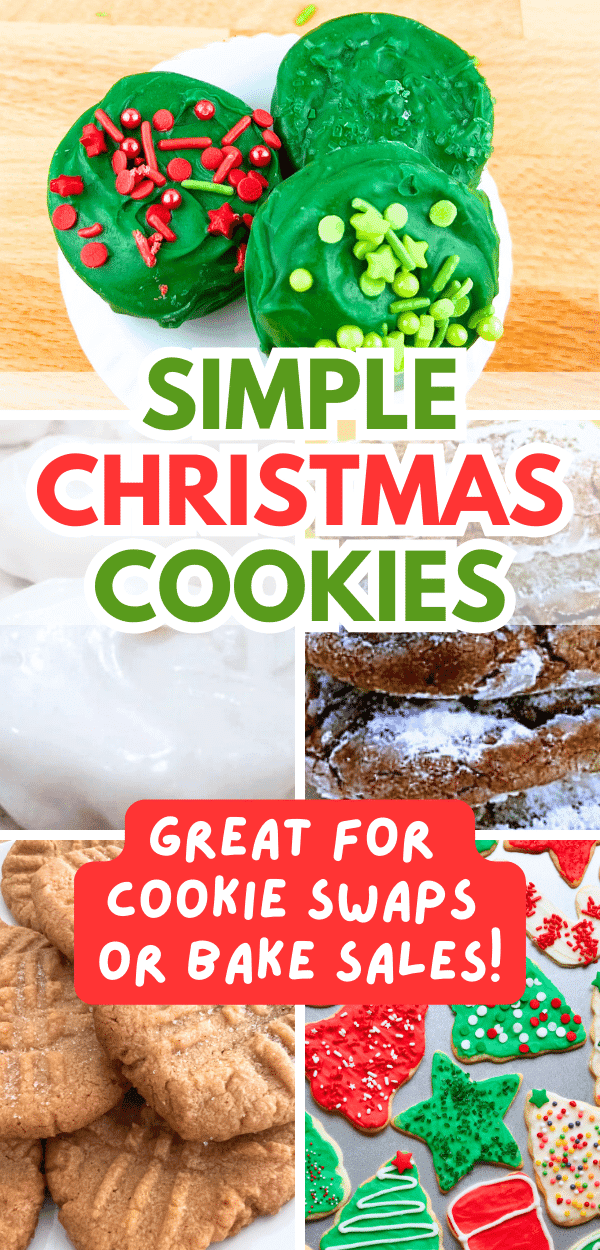 Collage of Easy Cookie Recipes Christmas Cookie Swap Exchange - Easy Holiday Cookie Recipes and Easy Christmas Candies Recipes