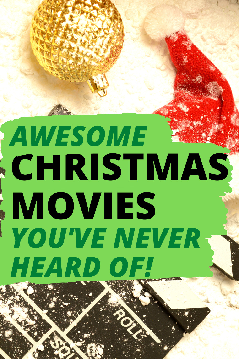 BEST CHRISTMAS MOVIES LIST For Bucket List and 12 Days Of Christmas - text over Christmas movie items