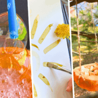 different pictures of Fun Summer Camp Crafts for DIY Activities