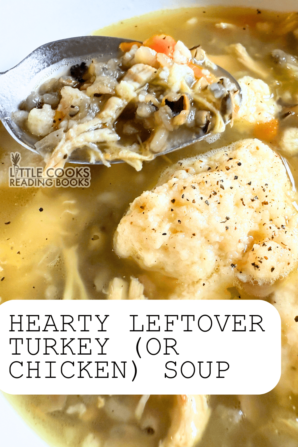 Leftover Turkey Soup Recipe with Rice turkey soup with wild rice in a soup bowl