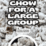 large batch of homemade puppy chow recipe for large group recipes