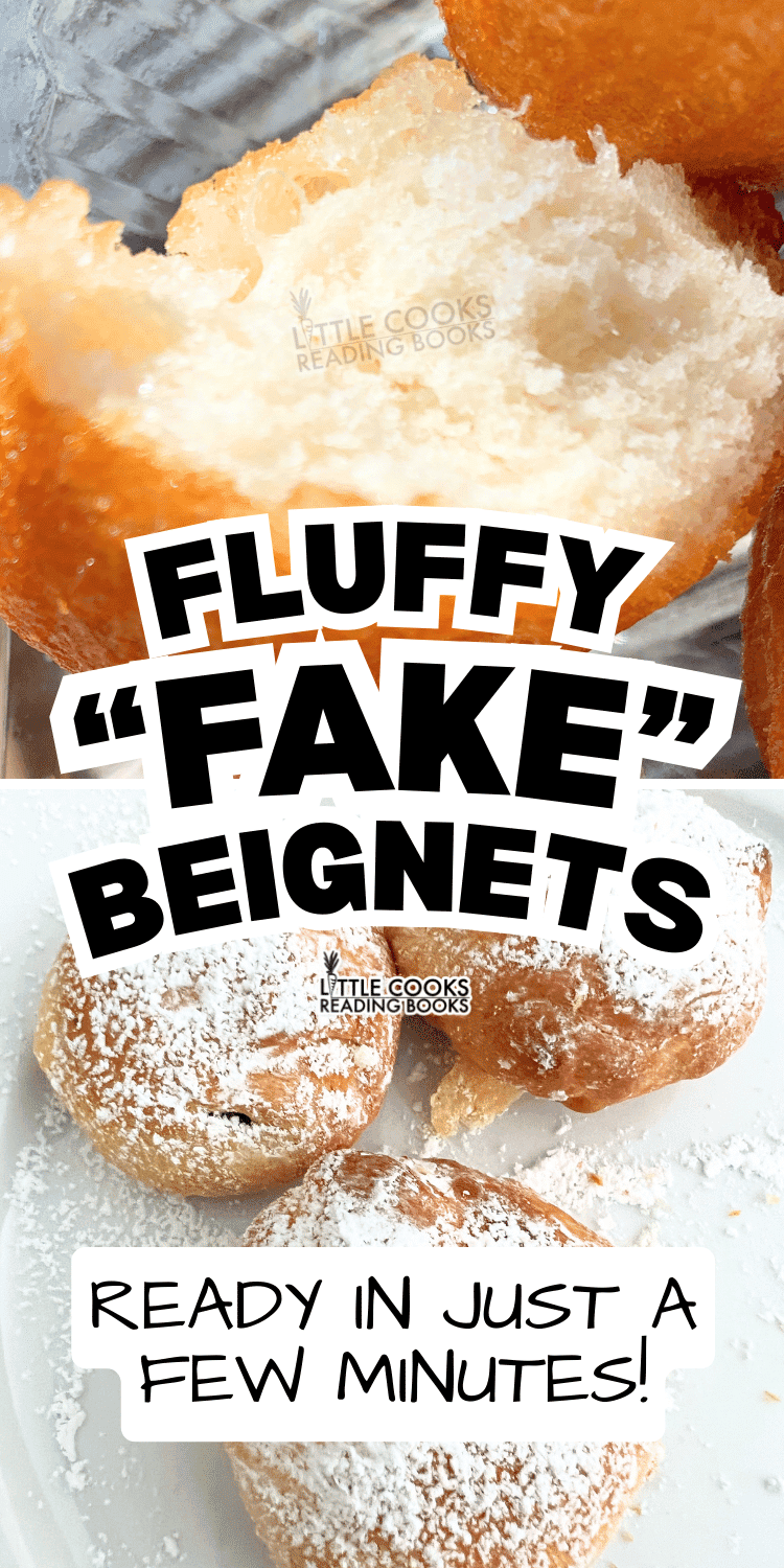 Fake Beignets for Mardi Gras or New Orleans Recipes fluffy fried beignets for a quick beignet recipe with powdered sugar