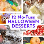 Halloween Desserts & Treats for Party Food Ideas for Fall Recipes - collage of Halloween recipes