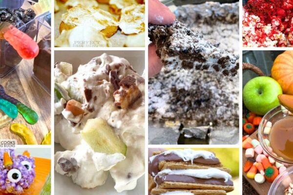 12 No-Fuss Halloween Desserts & Sweet Treats Party Food Ideas for Fall Recipes