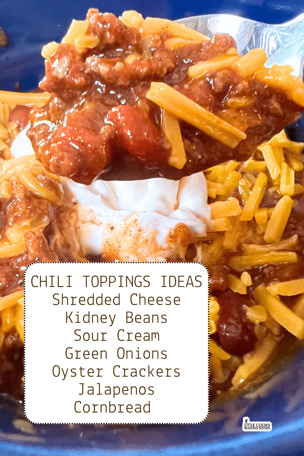 Slow Cooker Chili Recipe with Chili Toppings Ideas Chili Recipe with Chili Toppings Ideas
